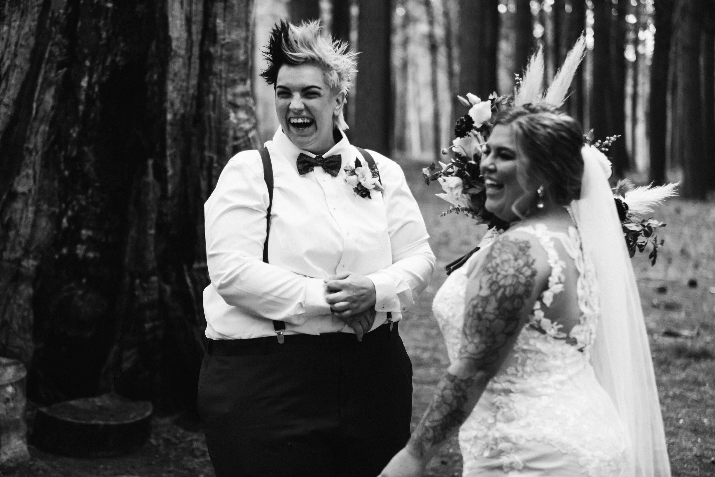 Kaisey Jess Gorgeous Gay Elopement In Kuitpo Forest Our Wild Love Elopements